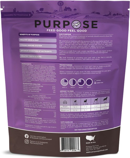 Purpose Turkey & Veggie Grain-Free Freeze-Dried Dog Food