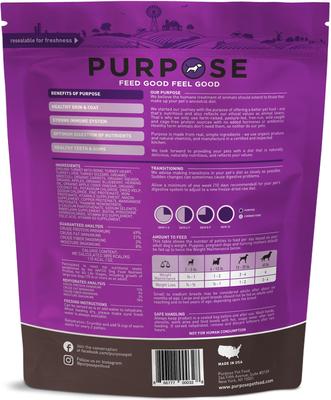 Show full view: Purpose Turkey & Veggie Grain-Free Freeze-Dried Dog Food, 14-oz bag slide 3 of 3