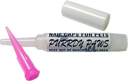 Show full view: Purrdy Paws Soft Cat Nail Caps, 20 count, Silver Holographic Glitter, Kitten slide 6 of 10