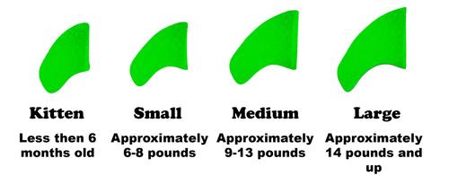 Show full view: Purrdy Paws Soft Cat Nail Caps, 20 count, X-Small, Ultra Glow in the Dark slide 2 of 11