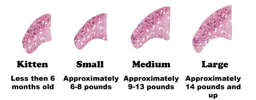 Show full view: Purrdy Paws Soft Cat Nail Caps, Pink Glitter, Small, 20 count slide 2 of 10