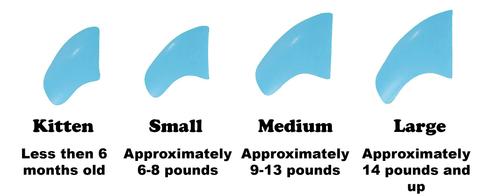 Show full view: Purrdy Paws Soft Cat Nail Caps, Sky Blue, Medium, 40 count slide 2 of 10