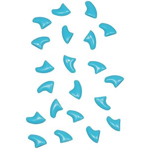 Purrdy Paws Soft Cat Nail Caps, Sky Blue, Medium, 40 count