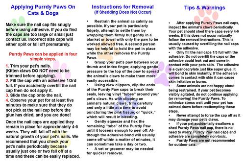 Show full view: Purrdy Paws Soft Dog Nail Caps, 20 count, XX-Large, Clear slide 8 of 12