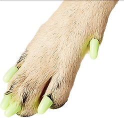 Purrdy Paws Soft Dog Nail Caps, 40 count, XX-Large, Ultra Glow in the Dark