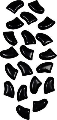 Show full view: Purrdy Paws Soft Dog Nail Caps, Black, Large, 40 count slide 6 of 12