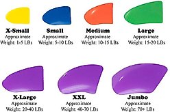 Purrdy Paws Soft Dog Nail Caps, Rainbow, Large, 20 count slide 2 of 7