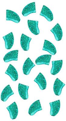 Show full view: Purrdy Paws Soft Dog Nail Caps, Seafoam Glitter, X-Large, 20 count slide 6 of 12