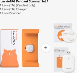 PurrSong LavvieTAG & Scanner Health Fitness Tracker Cat ID Tag, 1 count slide 2 of 7