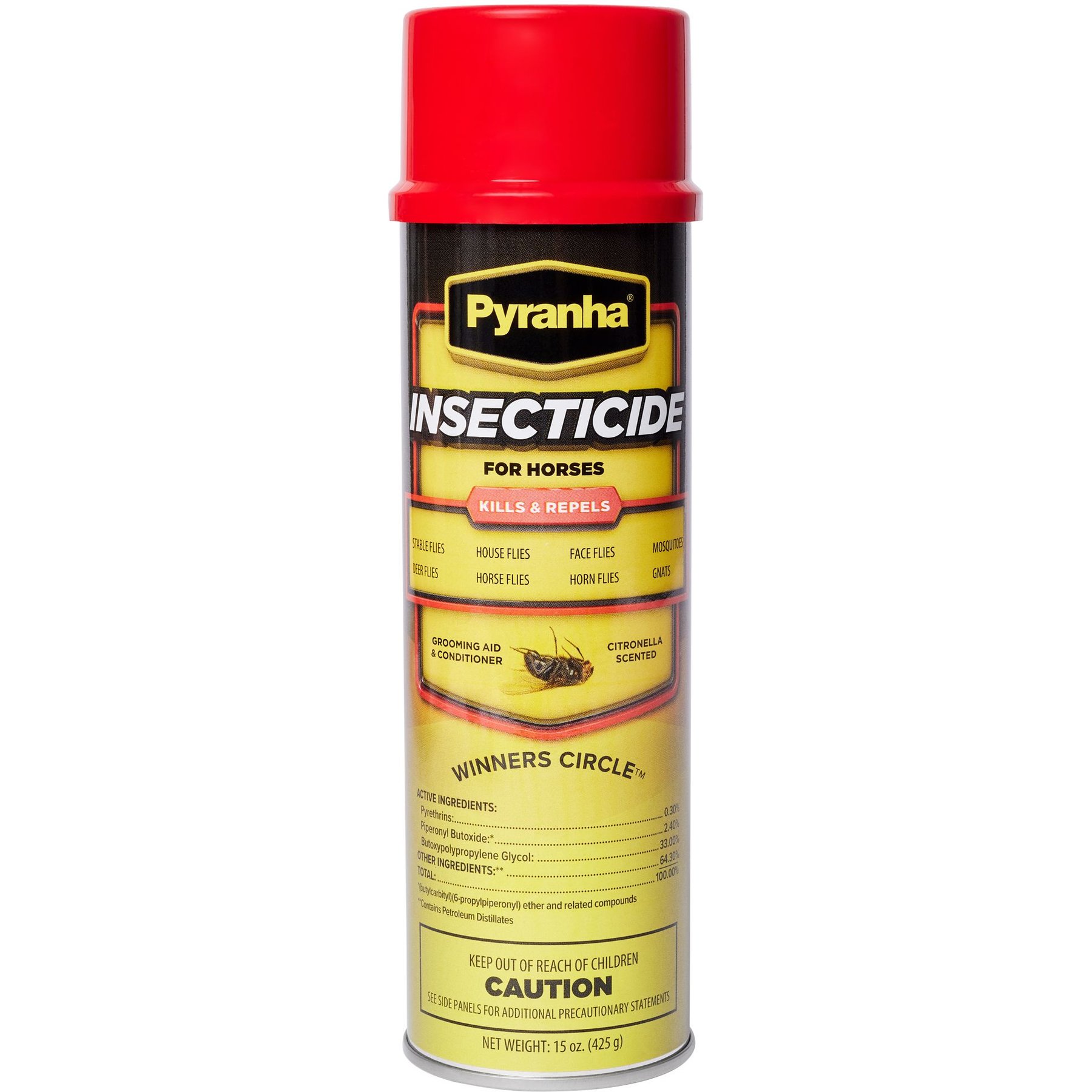 Pyranha Aerosol Horse Insecticide Spray, 15-fl oz bottle