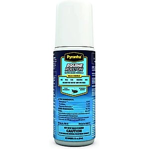 Pyranha Equine Roll-on Insect Horse Repellent, 3-fl oz bottle