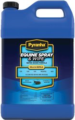 Pyranha Equine Spray & Wipe Insect Horse Repellent, 1-gal