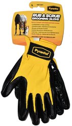 Pyranha Rub & Scrub Grooming Horse Glove, Large