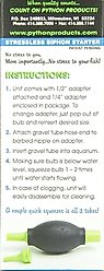 Python Squeeze Stressless Siphon Starter for Aquariums slide 2 of 3