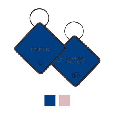 Show full view: QALO Personalized Bluetooth Enabled TraQ Silicone Dog ID Tag, Navy slide 1 of 3