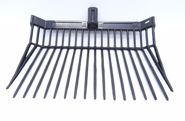 QiK Manure Pitch Fork Replacement Head, Black