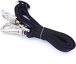 QiK Nylon Safety Horse Cross Ties, Black, 2 count