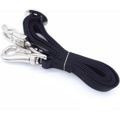 QiK Nylon Safety Horse Cross Ties, Black, 2 count