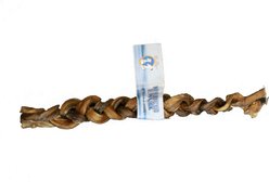 QT Dog 12-in Water Buffalo Braided Bully Stick Dog Chew slide 2 of 2