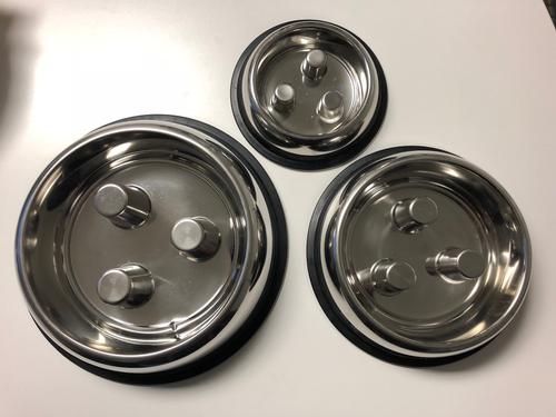 Show full view: QT Dog Brake-Fast Non-Skid Stainless Steel Dog & Cat Bowl, 2-cup slide 3 of 7