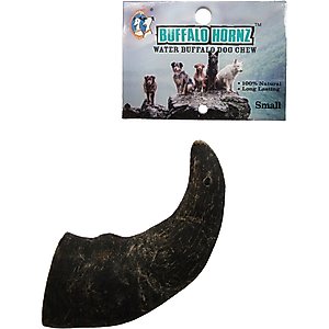 QT Dog Buffalo Hornz Water Buffalo Horn Dog Treat, Small