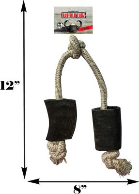 Show full view: QT Dog Buffalo Tugz Water Buffalo Tough Tug & Chew Dog Toy, 24-in slide 2 of 4