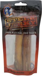 QT Dog Steer Jerky 6" Bully Stick Dog Treat, 2 count