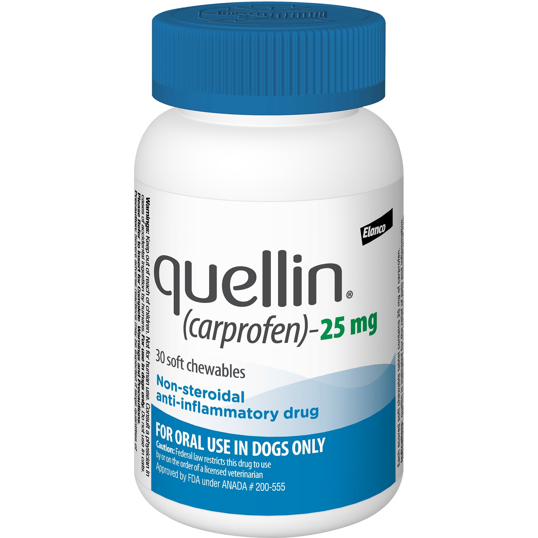 Quellin (Carprofen) Chew for Dogs, 25-mg, 30 soft chews