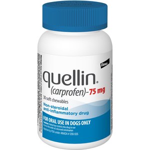 Quellin (Carprofen) Chew for Dogs, 75-mg, 30 soft chews