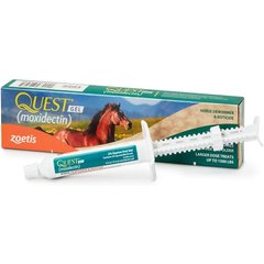 QUEST Gel Moxidectin Dewormer & Boticide for Horses & Ponies, 0.5-fl oz syringe