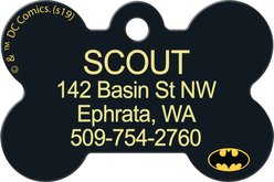 Quick-Tag Batman Bone Dog ID Tag slide 2 of 2