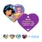 Show in main carousel: Quick-Tag Disney Heart Personalized Dog & Cat ID Tag, Large, Aladdin slide 1 of 6