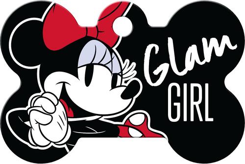 Show full view: Quick-Tag Disney Minnie Mouse Personalized Dog & Cat ID Tag, Large, slide 2 of 4