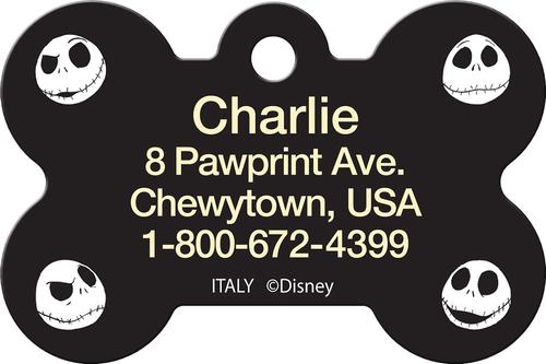 Show full view: Quick-Tag Disney Skellington Bone Personalized Dog ID Tag slide 3 of 5