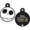 Show in main carousel: Quick-Tag Disney Skellington Circle Personalized Dog & Cat ID Tag slide 1 of 6