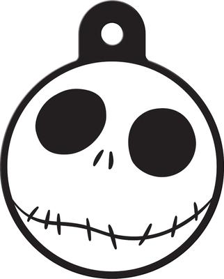 Show full view: Quick-Tag Disney Skellington Circle Personalized Dog & Cat ID Tag slide 3 of 6