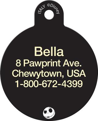 Show full view: Quick-Tag Disney Skellington Circle Personalized Dog & Cat ID Tag slide 4 of 6
