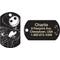 Show in main carousel: Quick-Tag Disney Skellington Military Personalized Dog & Cat ID Tag, Black slide 1 of 4