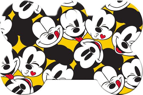 Show full view: Quick-Tag Disney's Mickey Mouse Bone Personalized Dog ID Tag, Black slide 2 of 4