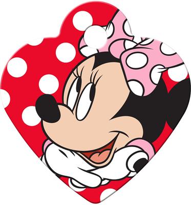 Show full view: Quick-Tag Disney's Minnie Mouse Heart Personalized Dog & Cat ID Tag, Small slide 2 of 5