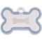 Show in main carousel: Quick-Tag Diva Bone & Etched Bone Personalized Dog ID Tag, Silver & Blue slide 2 of 5