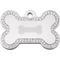 Show in main carousel: Quick-Tag Diva Bone & Etched Bone Personalized Dog ID Tag, Silver slide 2 of 5