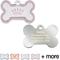 Show in main carousel: Quick-Tag Diva Bone & Etched Crown Personalized Dog ID Tag, Silver & Pink slide 1 of 5