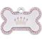 Show in main carousel: Quick-Tag Diva Bone & Etched Crown Personalized Dog ID Tag, Silver & Pink slide 2 of 5