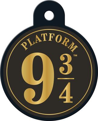 Show full view: Quick-Tag Harry Potter Nine & Three-Quarters Dog ID Tag slide 1 of 2