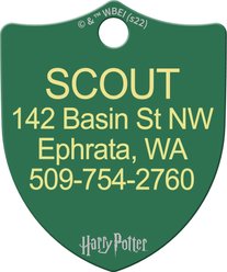 Quick-Tag Harry Potter Slytherin Crest Dog ID Tag slide 2 of 2