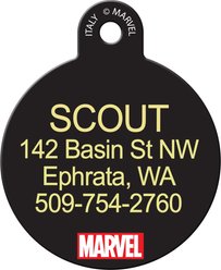 Quick-Tag Marvel Black Panther Wakanda Forever Circle Dog ID Tag slide 2 of 2
