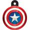 Show in main carousel: Quick-Tag Marvel Captain America with Shield Circle Dog ID Tag slide 1 of 2