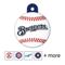 Show in main carousel: Quick-Tag MLB Circle Personalized Dog & Cat ID Tag, Large, Milwaukee Brewers slide 1 of 5