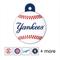 Show in main carousel: Quick-Tag MLB Circle Personalized Dog & Cat ID Tag, Large, New York Yankees slide 1 of 4
